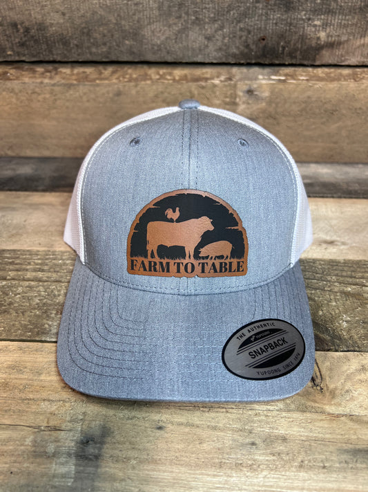 "FARM TO TABLE" HAT